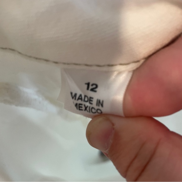 Eddie Bauer White Curvy Trouser Stretch Casual Classic Fit Women’s Size 12 - Picture 6 of 12